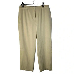 Apostrophe Short Y2K Khaki Brown Wide Leg Dress Pants 10S
